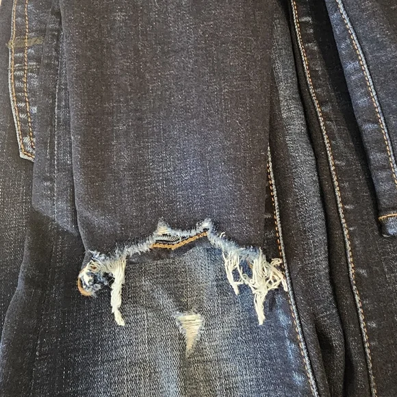 American Eagle Outfitters Dark Blue Jeggins Jeans - Picture 9 of 10